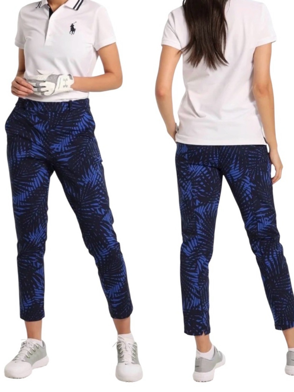 Polo Ralph Lauren Blue Palm-Print Golf Pants